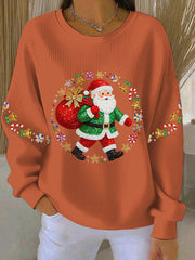 Women's Christmas Print Casual Sweatshirt