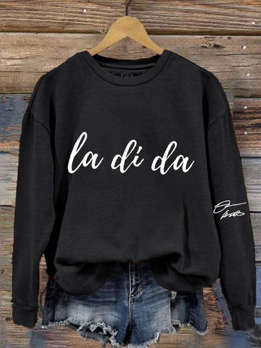 Women's La-di-da Polyester Sweatshirt