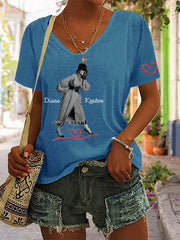 Women's Commemorative Diane V-neck T-shirt
