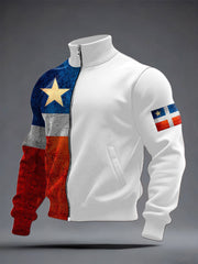 Men's Puerto Rico Proud Art Printed Coat