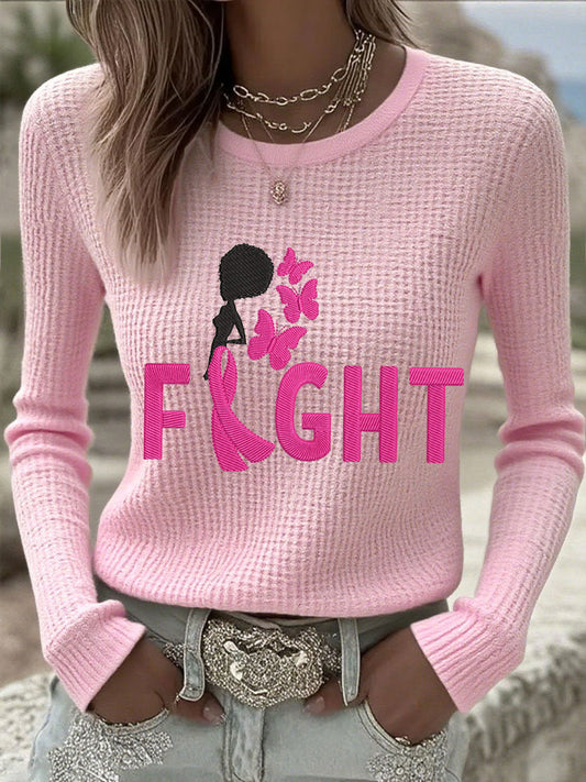 Women's Breast Cancer Awareness Long-Sleeve T-Shirts
