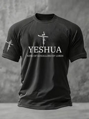 Men's Yeshua Printed Casual T-shirt