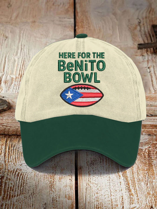 Unisex Bunny Football Music Lover Print Hat