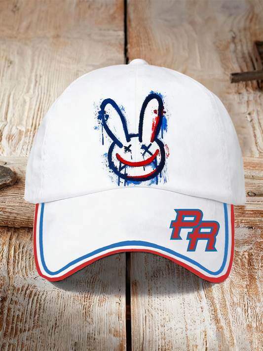 Unisex Bad Bunny Design Print Hat