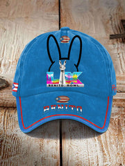 Unisex Bunny Football Music Lover Printed Hat