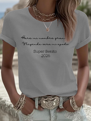 Women's Super benito Iron On Short Sleeve T-Shirt