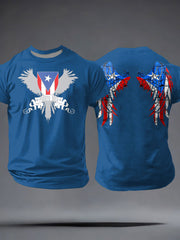 Men's Puerto Rico Proud Art Printed T-shirt