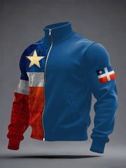 Men's Puerto Rico Proud Art Printed Coat